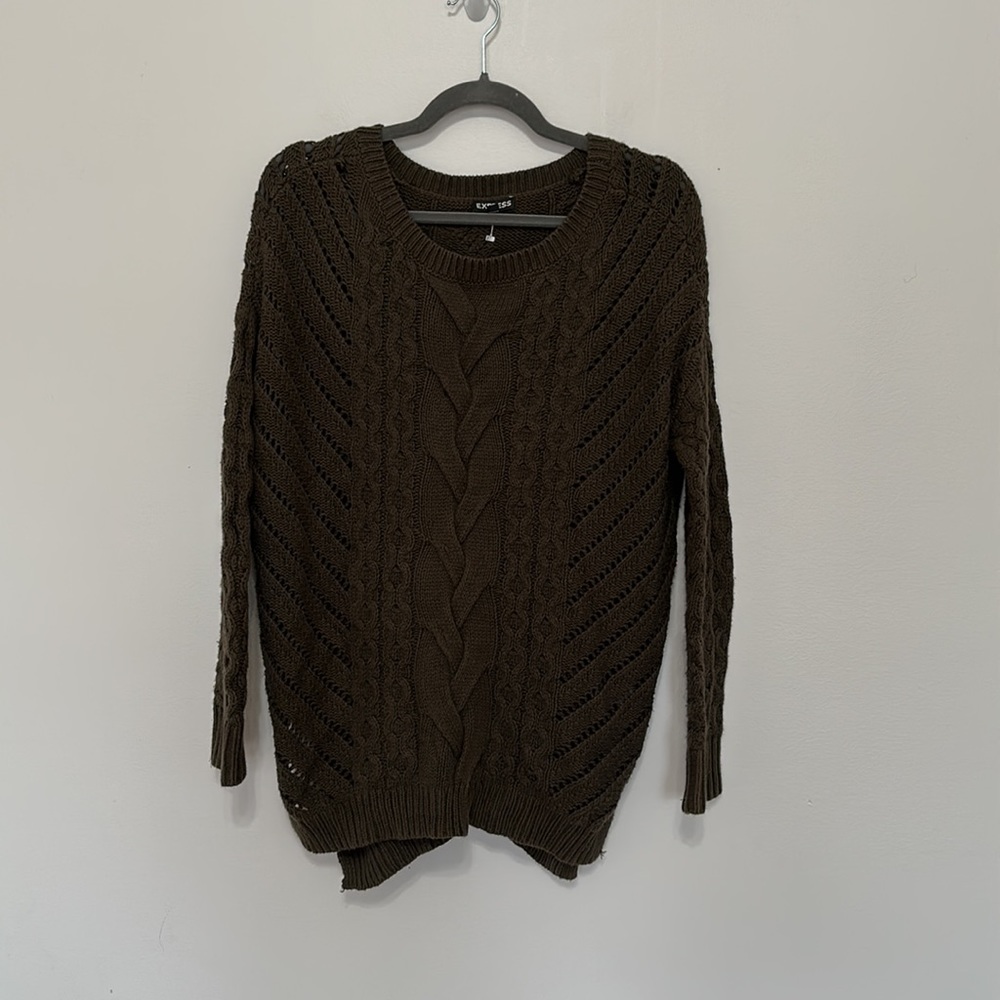 Express Cable Knit Sweater Size S